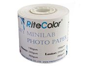 Inkjet RC براق خشک Minilab عکس کاغذ برای Fuji Frontier Epson Surelab Noritsu