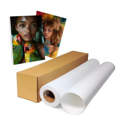 رنگدانه ی جوهر افشان RC 240gsm رول کاغذ عکس با پوشش رزین