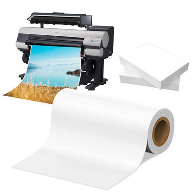 90gsm برچسب برچسب رنگدانه رنگدانه ای جوهر افروخته مات پوشش ورق جلو برای مواد برچسب