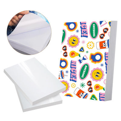 خود چسبنده ضد آب رنگدانه رنگدانه ای جوهر افشان مات پوشانده برچسب استیکر کاغذ 128gsm
