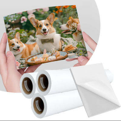 کاغذ آویز خود چسب 108gsm رنگدانه ای رنگدانه ای