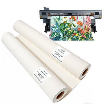 280gsm رول های پارچه ای ژله ای پلی استر برای چاپگرهای جوهر رنگ رنگ