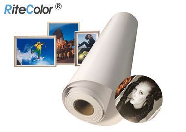 کاغذ عکس پوشش داده شده با رزین براق 190gsm کاغذ 2 اینچ / 3 اینچ هسته کانن برای IPF8000 کانن