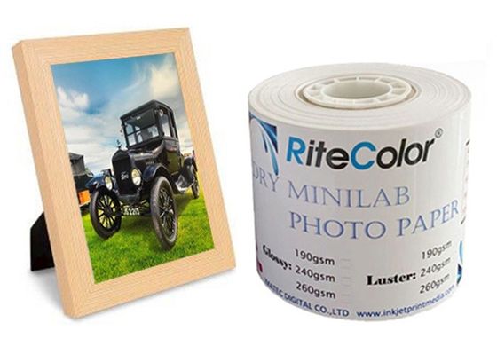 Inkjet Digital RC Dry Minilab Photo Paper Luster 240gsm 4 